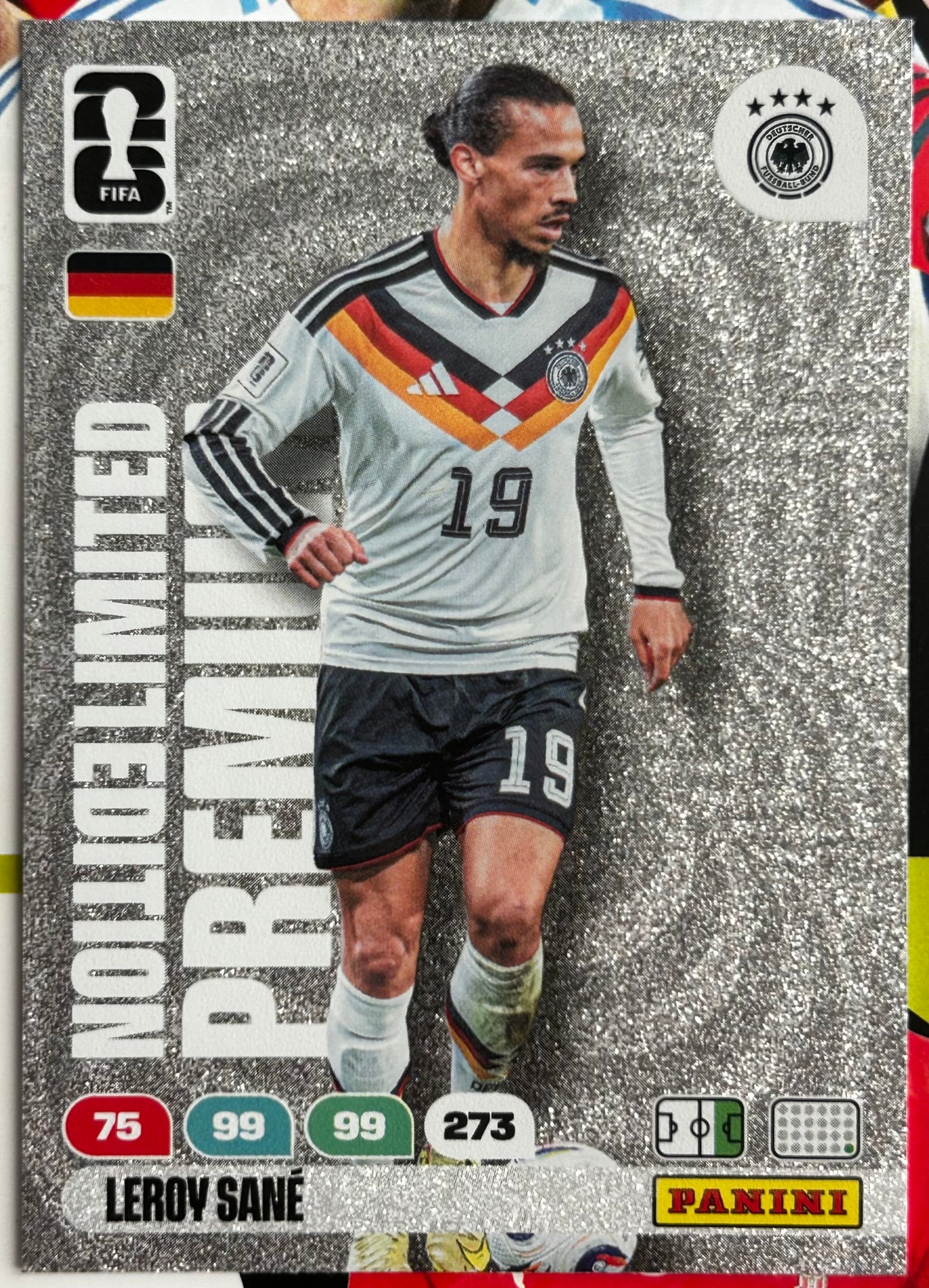 Panini FIFA World Cup 2026 Adrenalyn XL - LEROY SANE (GERMANY) Premium Limited Edition