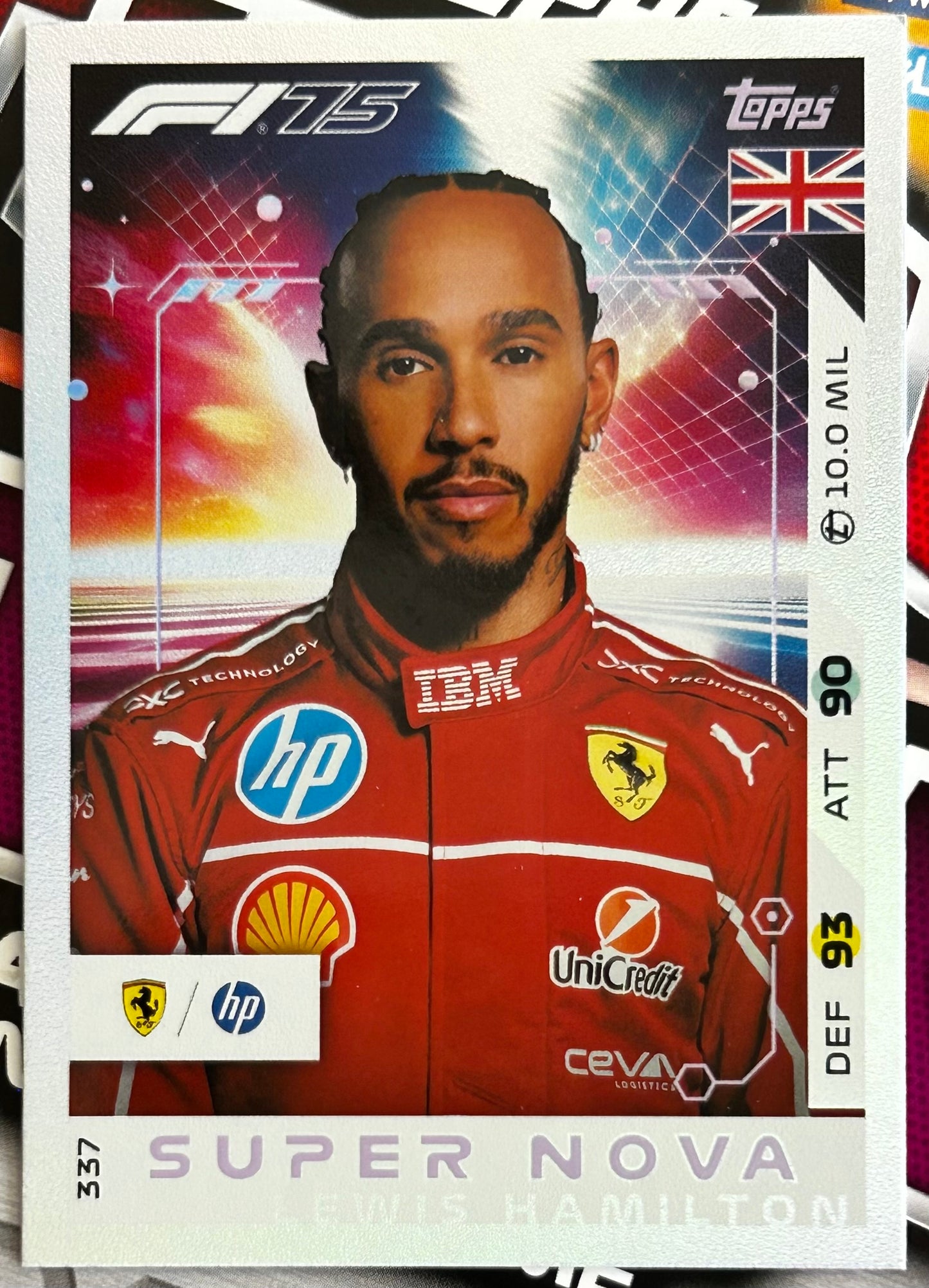 Topps F1 Turbo Attax 2025 - Single SUPERNOVA & 100 CLUB Cards (#334 - #356)