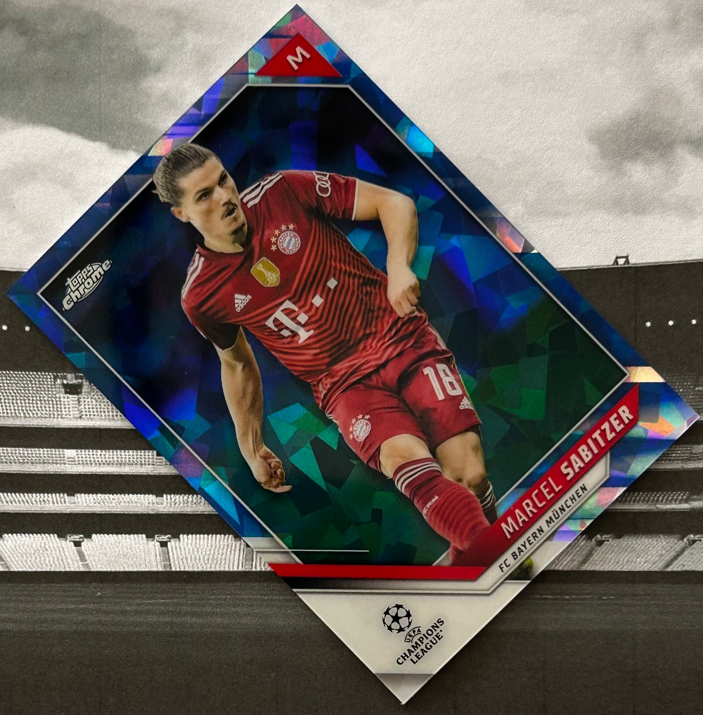 Topps UEFA Chrome Sapphire 2021-22 - MARCEL SABITZER (BAYERN MUNICH) #184
