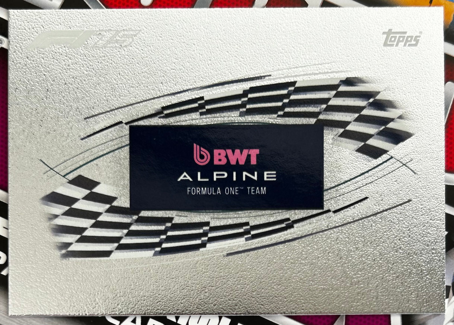 Topps F1 Turbo Attax 2025 - Single BWT ALPINE F1 TEAM Cards (#55 - #63)
