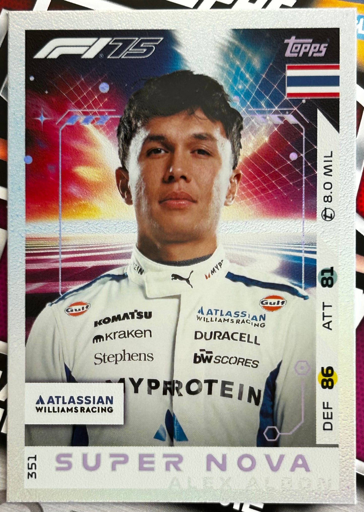 Topps F1 Turbo Attax 2025 - Single SUPERNOVA & 100 CLUB Cards (#334 - #356)