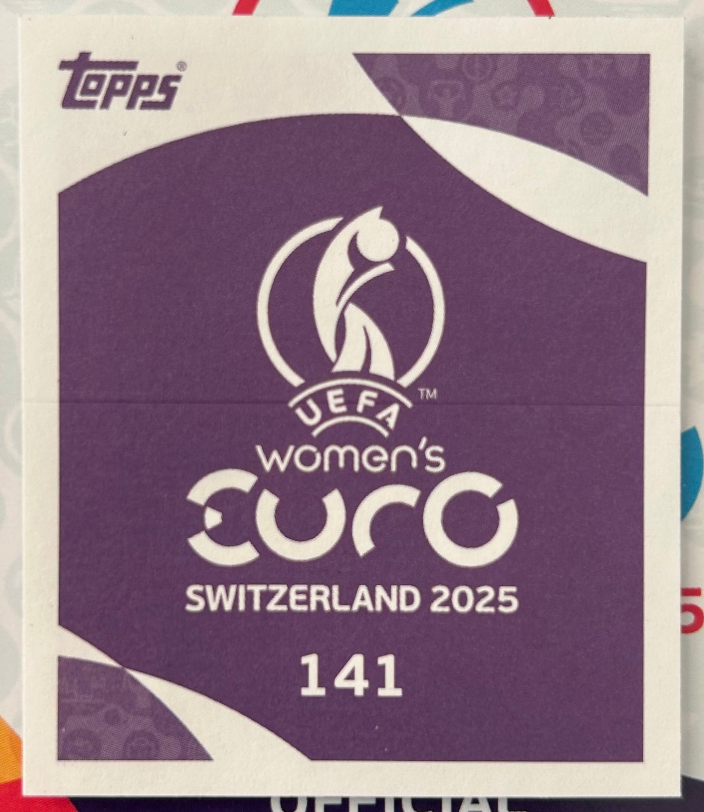 Topps UEFA Women's EURO 2025 Sticker Collection - MANUELA GIUGLIANO (ITALY) WEuro Hotshot #141