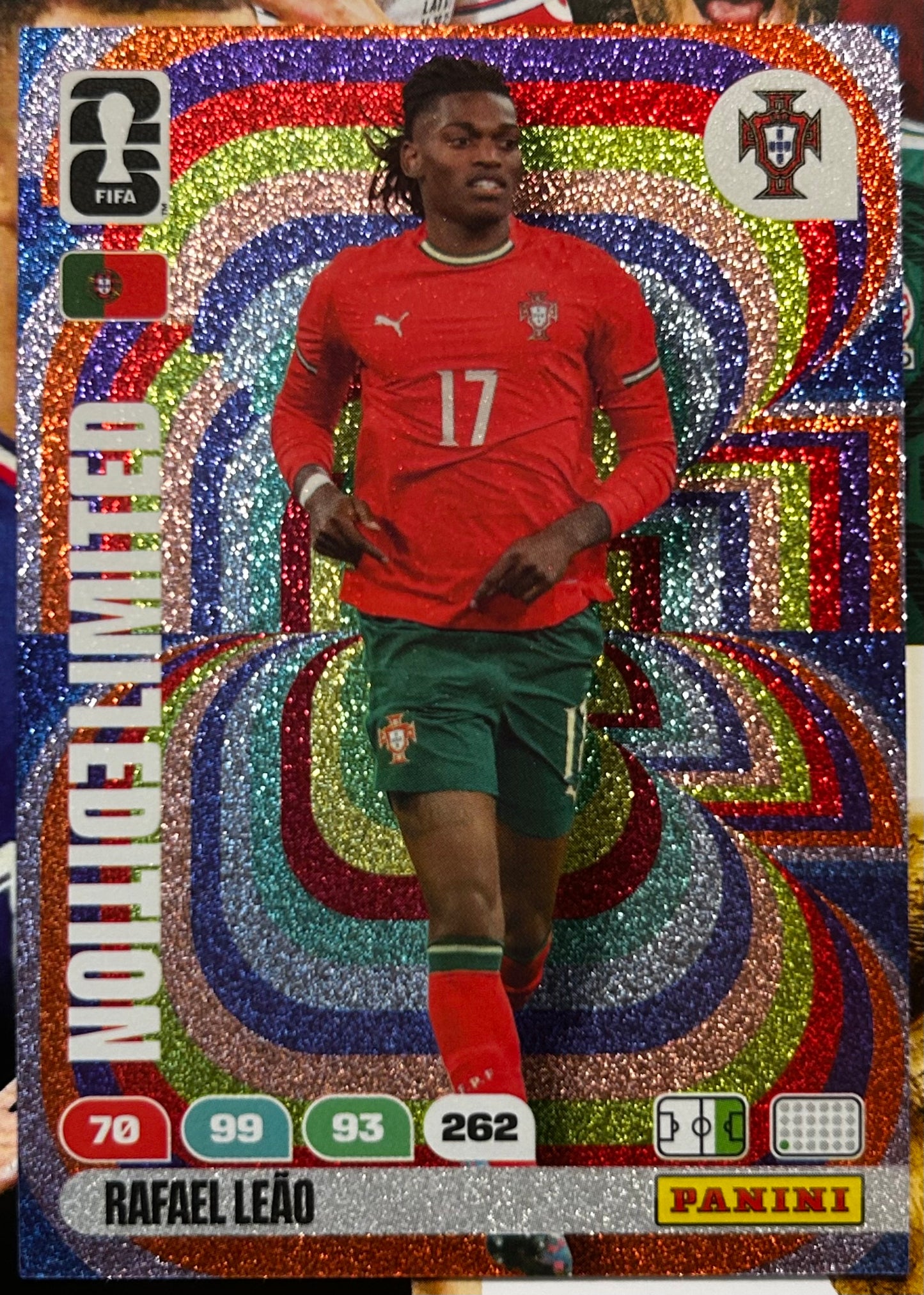Panini FIFA World Cup 2026 Adrenalyn XL - RAFAEL LEAO (PORTUGAL) Limited Edition