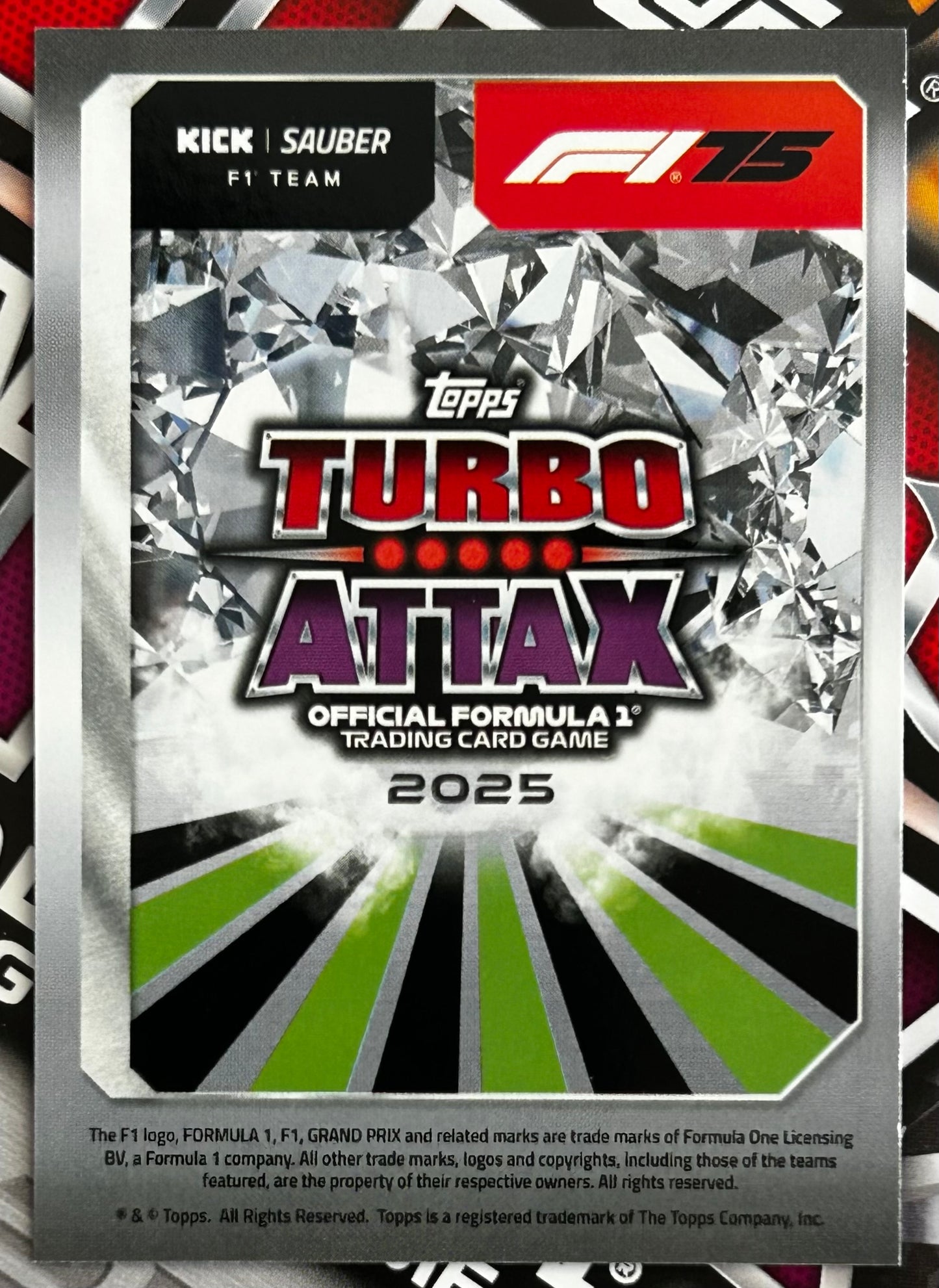 Topps F1 Turbo Attax 2025 - NICO HULKENBERG (KICK SAUBER) Gold Limited Edition LE11