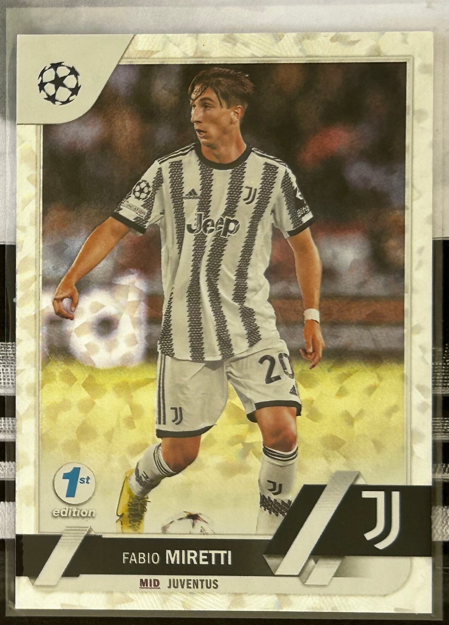 Topps UEFA Club Competitions 1st Edition 2022-23 - FABIO MIRETTI (JUVENTUS) Starball #116