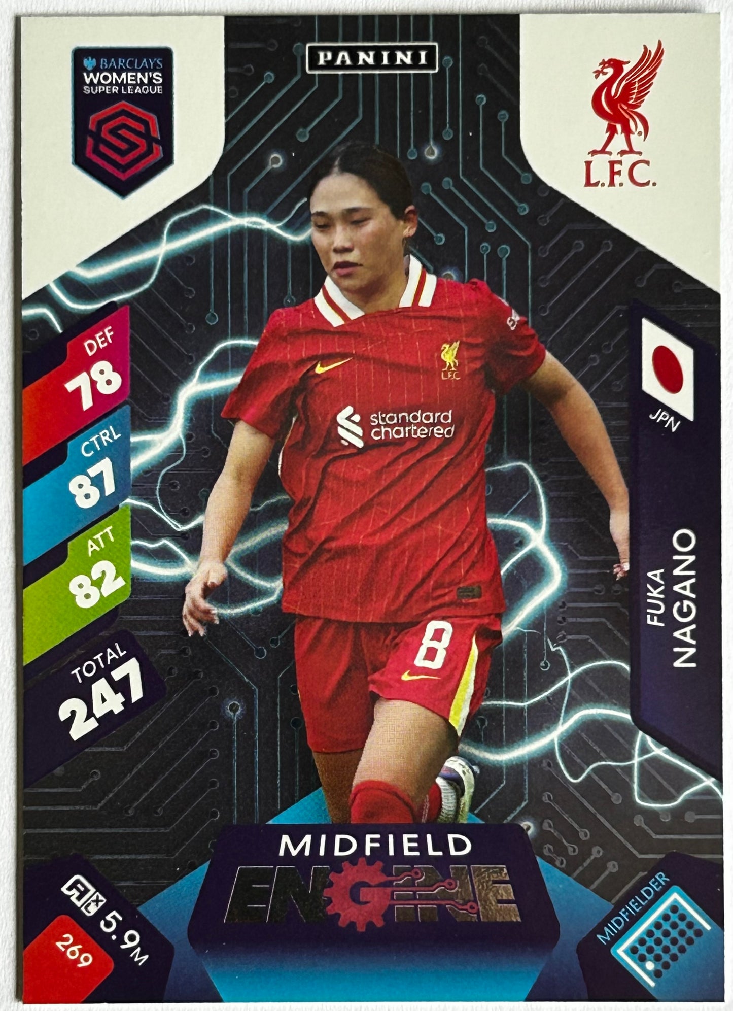 Panini Adrenalyn XL Barclays Women's Super League 2025 - Single MIDFIELD ENGINE Cards (1:4 packets) #262 - #273
