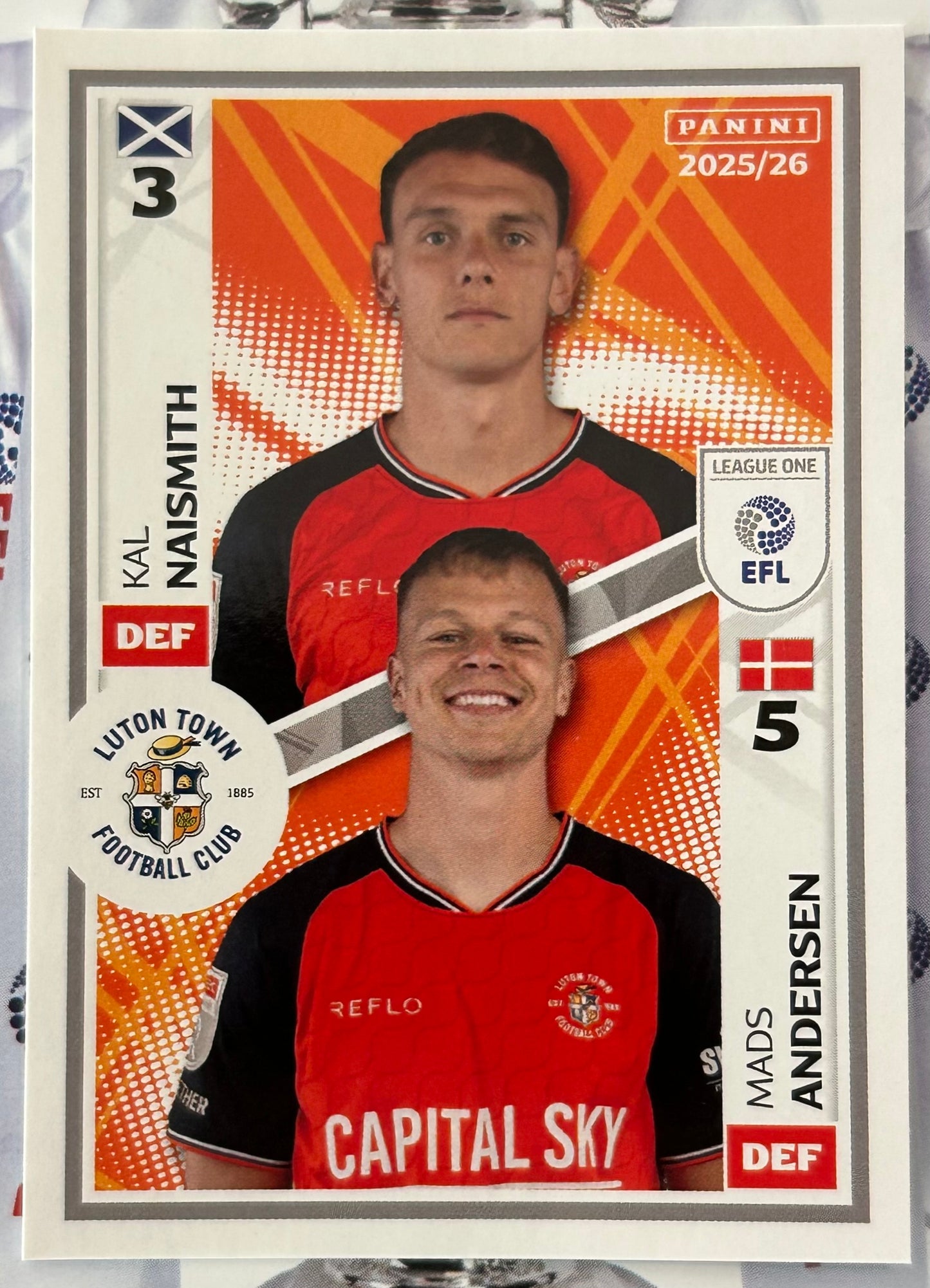 Panini EFL 2025-26 Sticker Collection - Single LEAGUE ONE Stickers (#581 - #628)