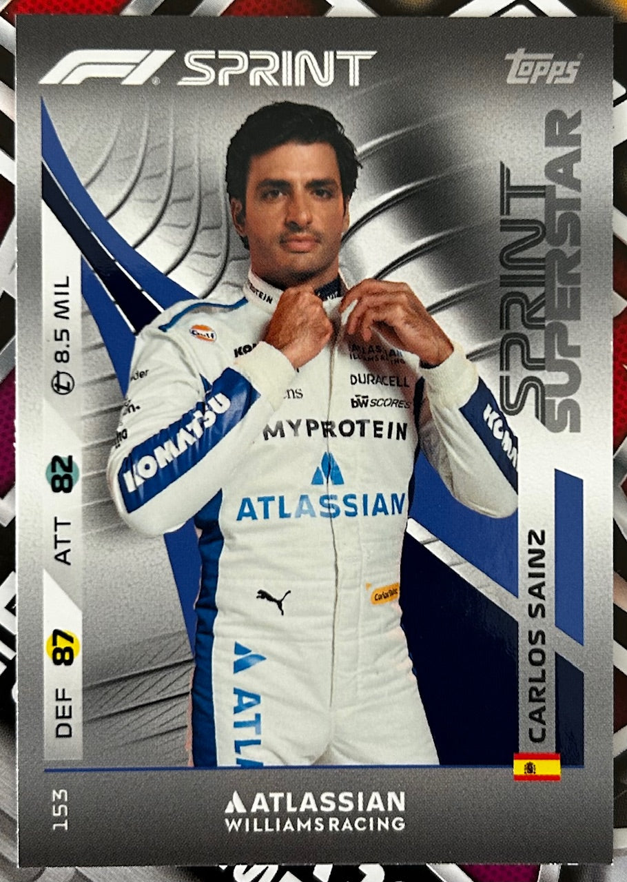 Topps F1 Turbo Attax 2025 - Single SPRINT SUPERSTARS, NATIONAL PRIDE & PSA Cards (#148 - #171)