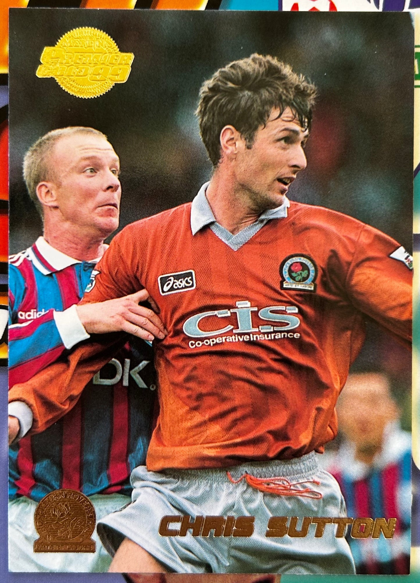 Merlin's Premier Gold 99 Trading Cards - CHRIS SUTTON (BLACKBURN ROVERS) #24