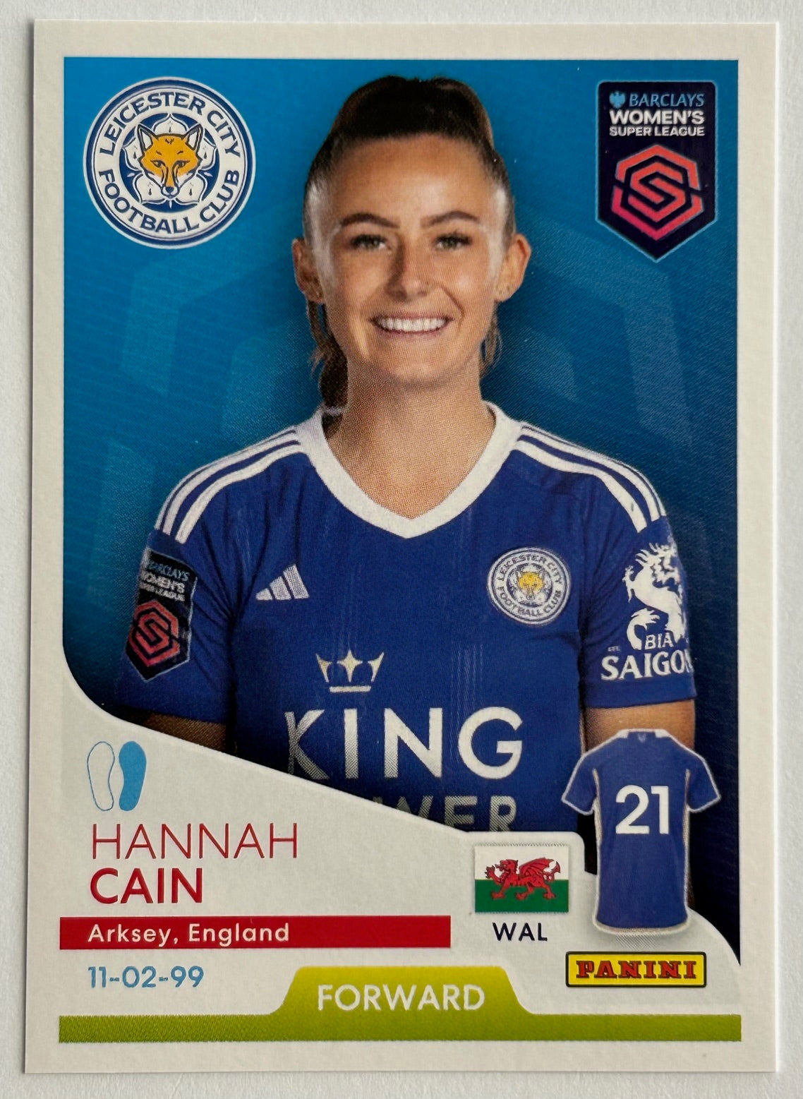 Panini Barclays Women's Super League 2024 - Single LEICESTER CITY Stickers (#164 - #180)