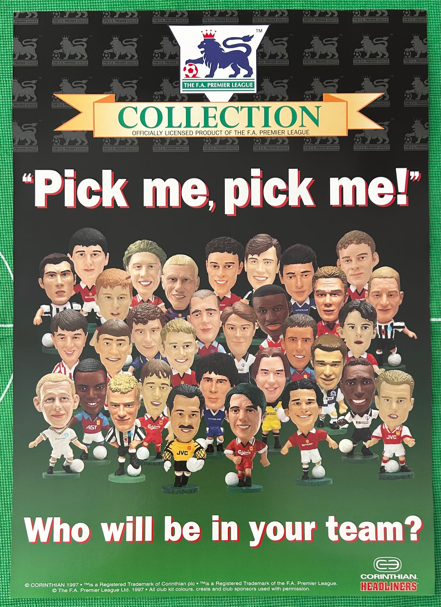 Corinthian Headliners Collection 'Pick me, pick me' A3 Retailer Poster