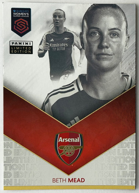 Panini Adrenalyn XL Barclays Women's Super League 2025 - BETH MEAD (ARSENAL) Limited Edition