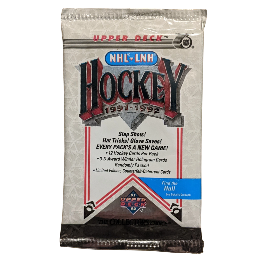 1991-92 Upper Deck NHL Hockey - Trading Card Packets