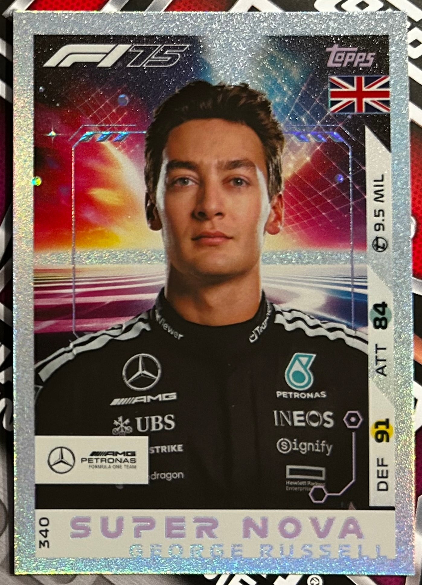 Topps F1 Turbo Attax 2025 - Single SUPERNOVA & 100 CLUB Cards (#334 - #356)