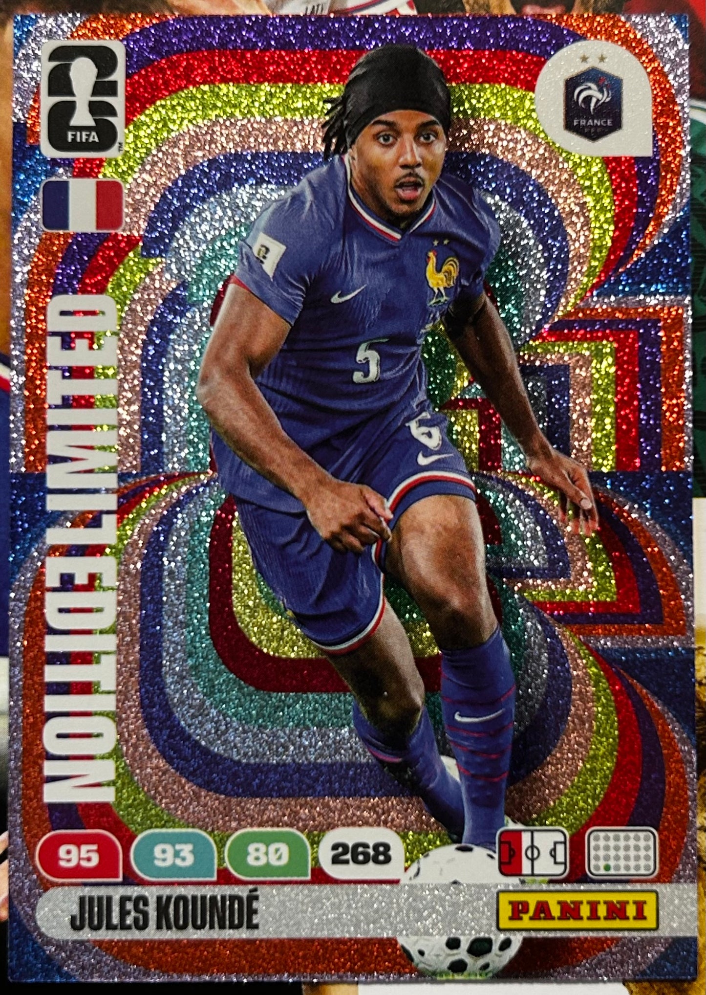 Panini FIFA World Cup 2026 Adrenalyn XL - JULES KOUNDE (FRANCE) Limited Edition
