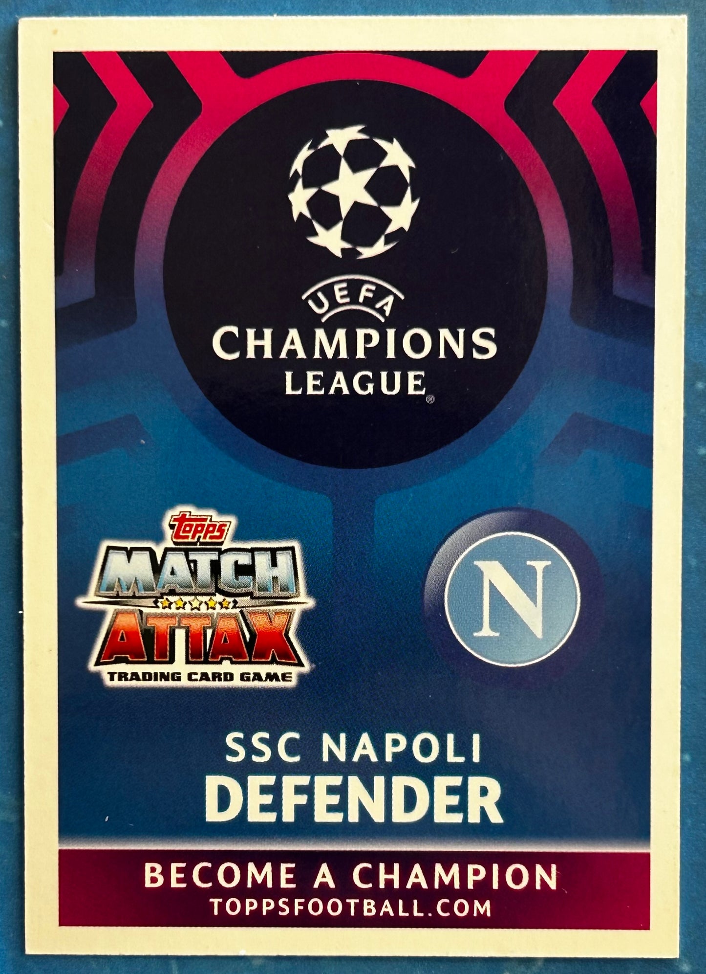 Topps Match Attax UEFA Champions League 2018-19 - KALIDOU KOULIBALY (NAPOLI) Man of the Match Foil Insert #409