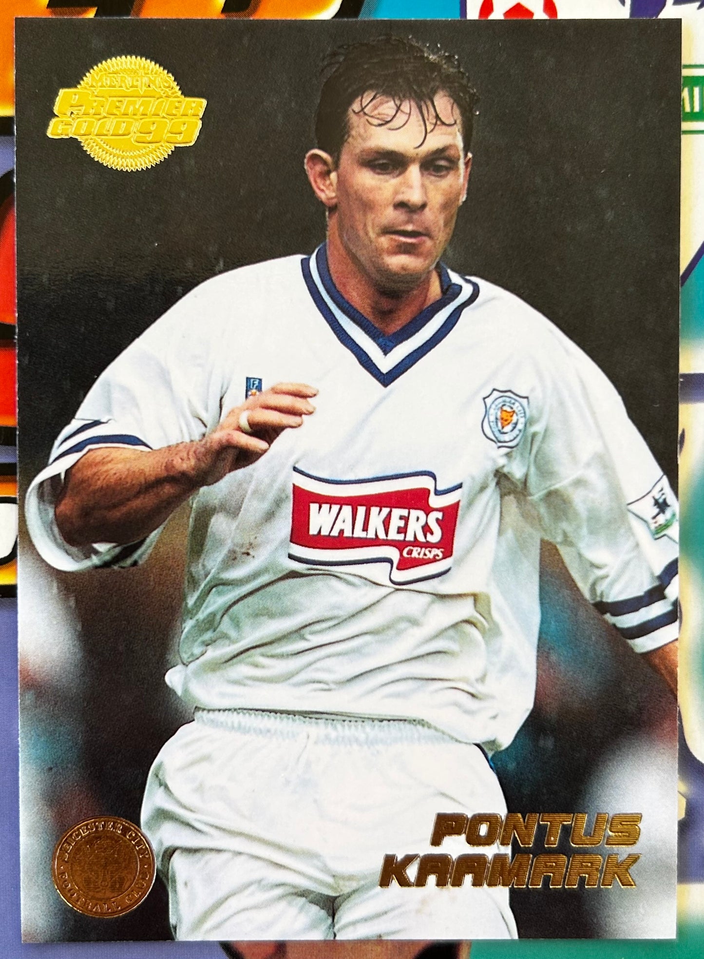 Merlin's Premier Gold 99 Trading Cards - PONTUS KAAMARK (LEICESTER CITY) #71