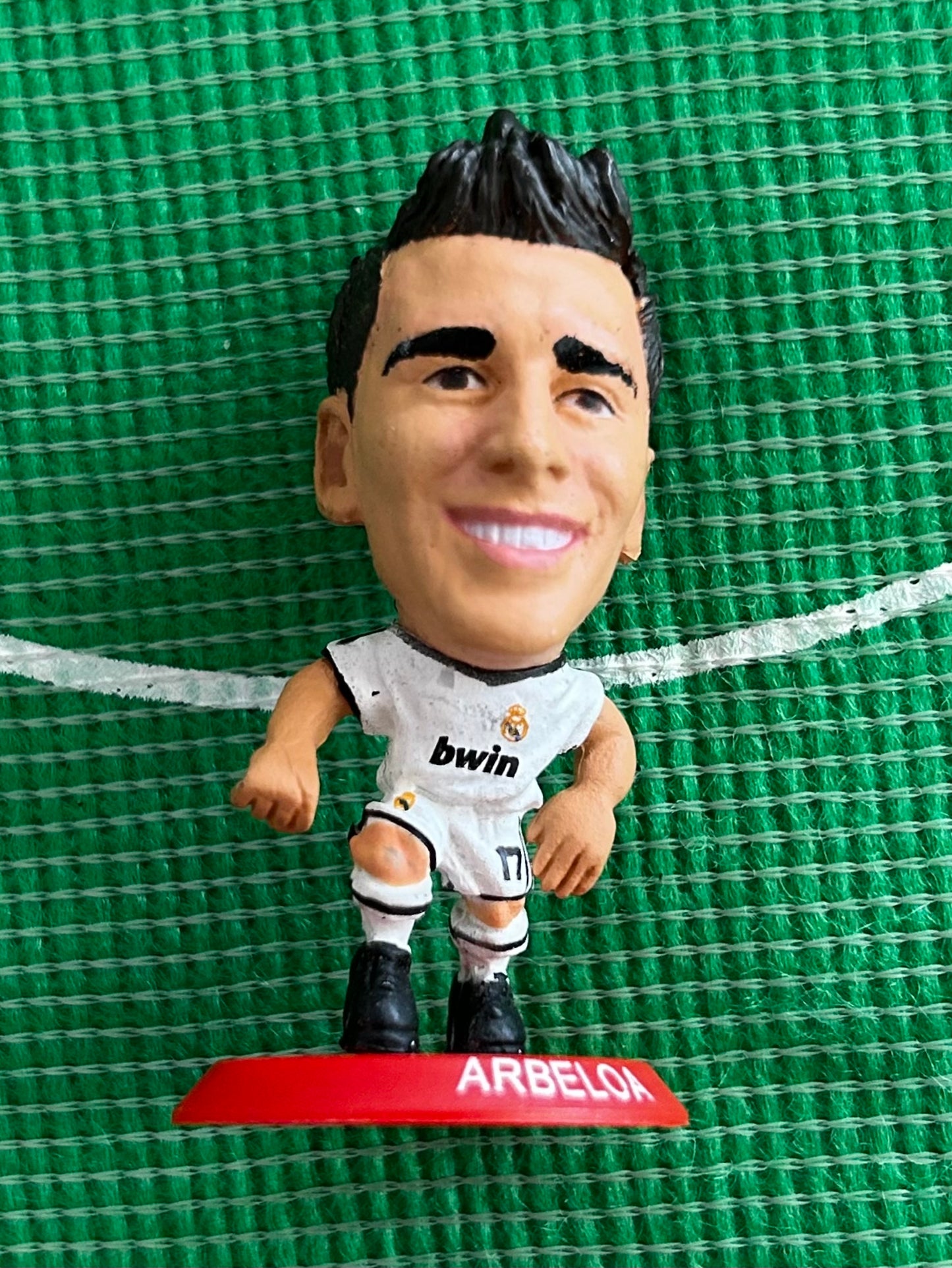 Soccer Starz 2014 Football Figure - ALVARO ARBELOA (REAL MADRID) Red Base SOC122 *Loose*