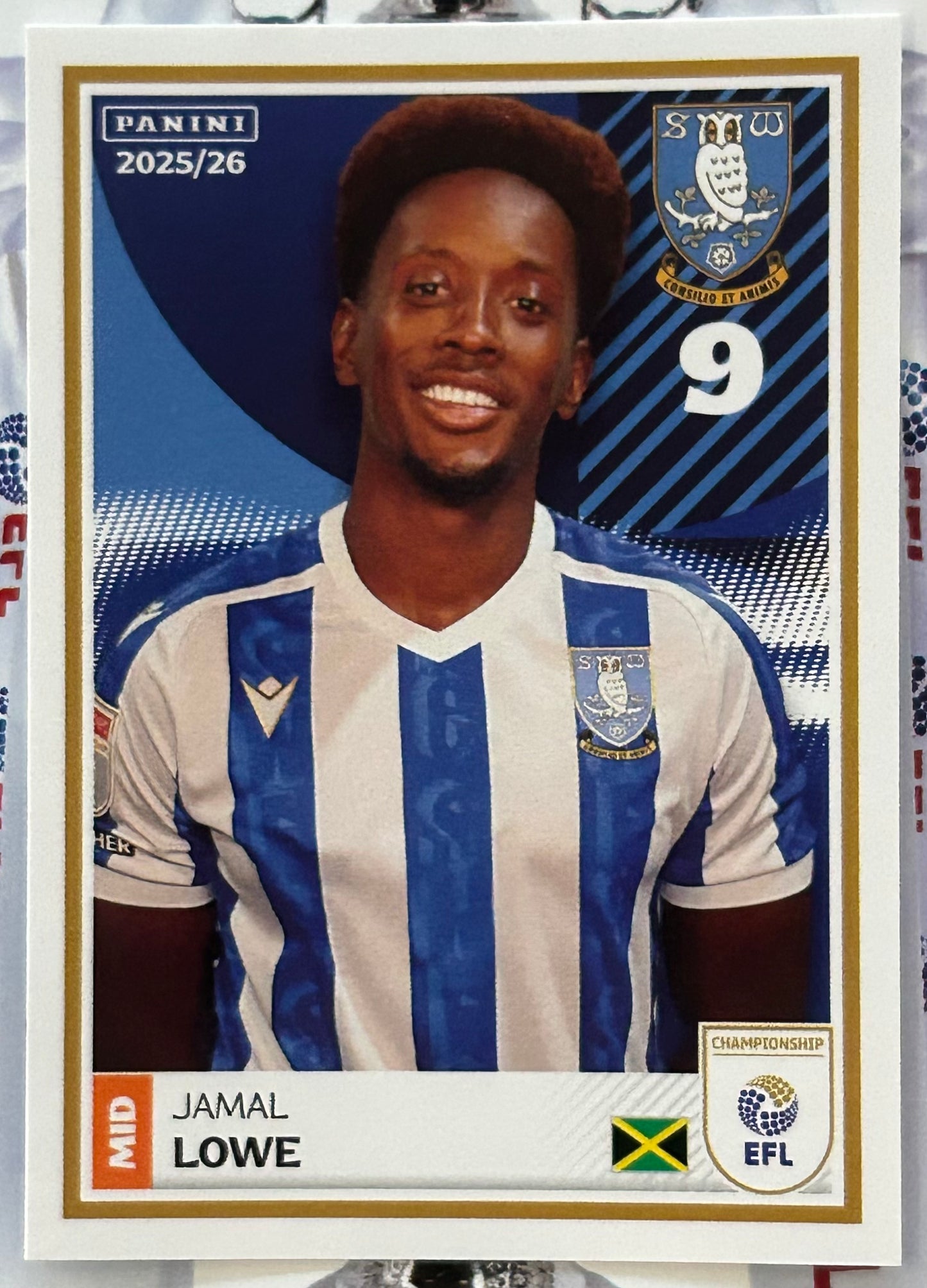 Panini EFL 2025-26 Sticker Collection - Single SHEFFIELD WEDNESDAY Stickers (#347 - #364)