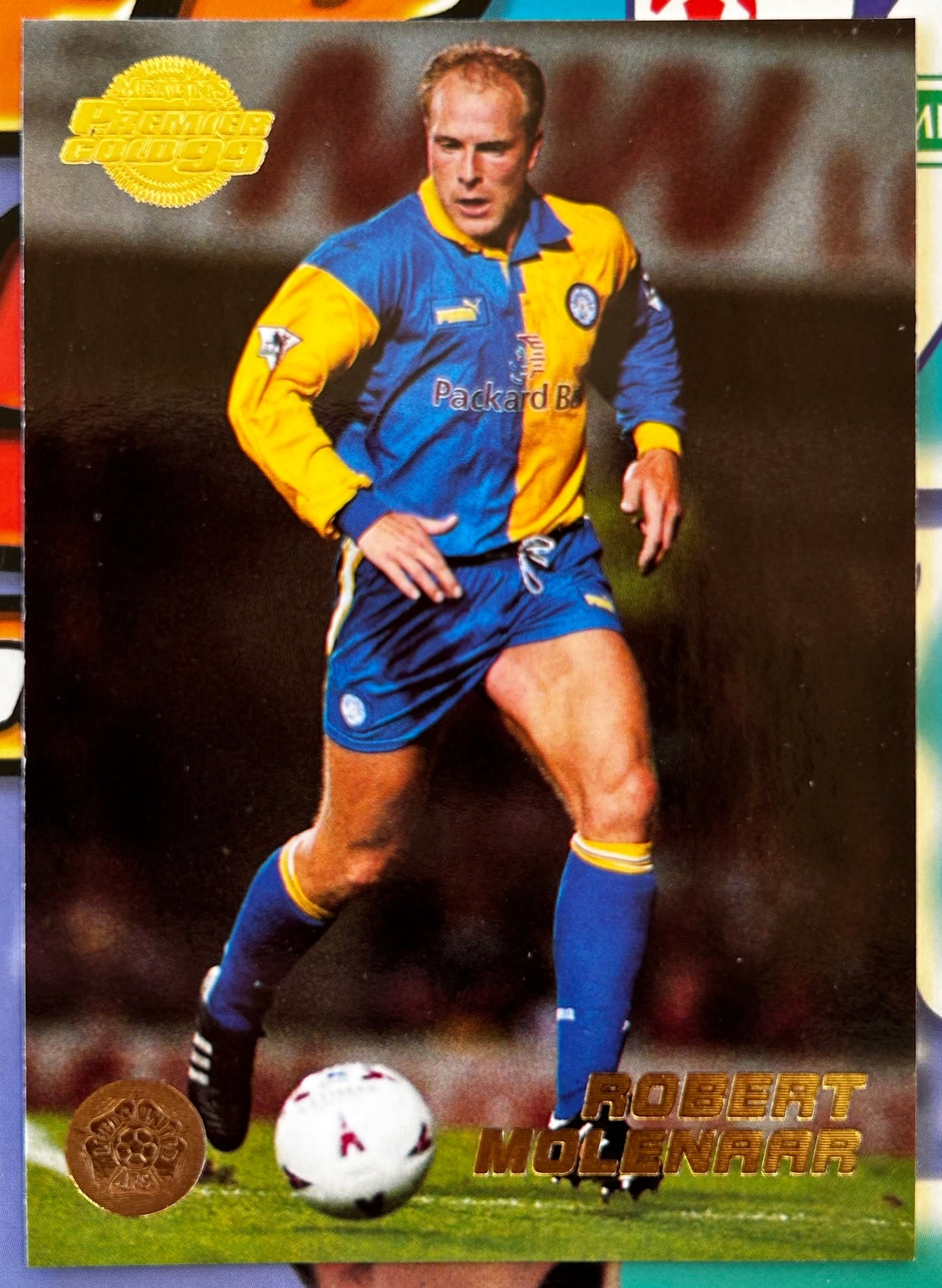 Merlin's Premier Gold 99 Trading Cards - ROBERT MOLENAAR (LEEDS UNITED) #64