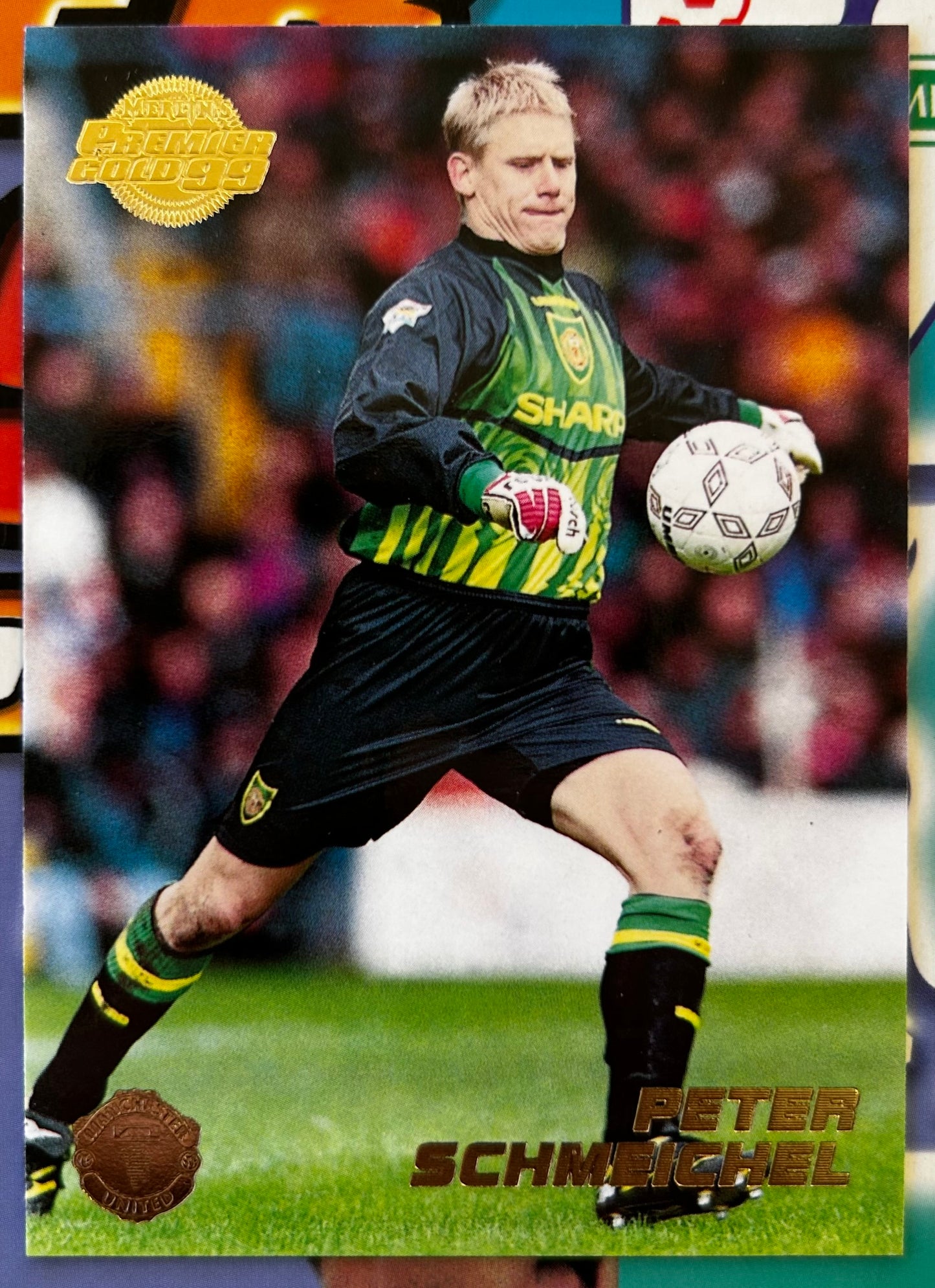 Merlin's Premier Gold 99 Trading Cards - PETER SCHMEICHEL (MANCHESTER UNITED) #84