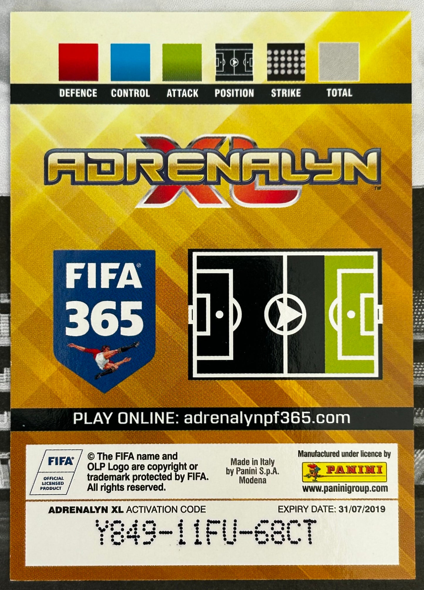 2018-19 Panini Adrenalyn XL FIFA 365 - KYLIAN MBAPPE (PSG) Team Mate #99