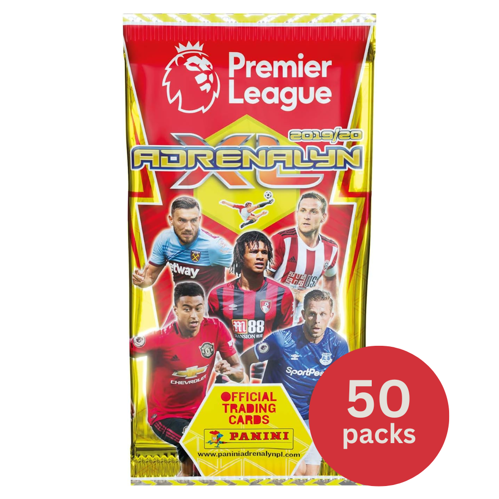 2019-20 Panini Premier League Adrenalyn XL - Box of 50 Packets