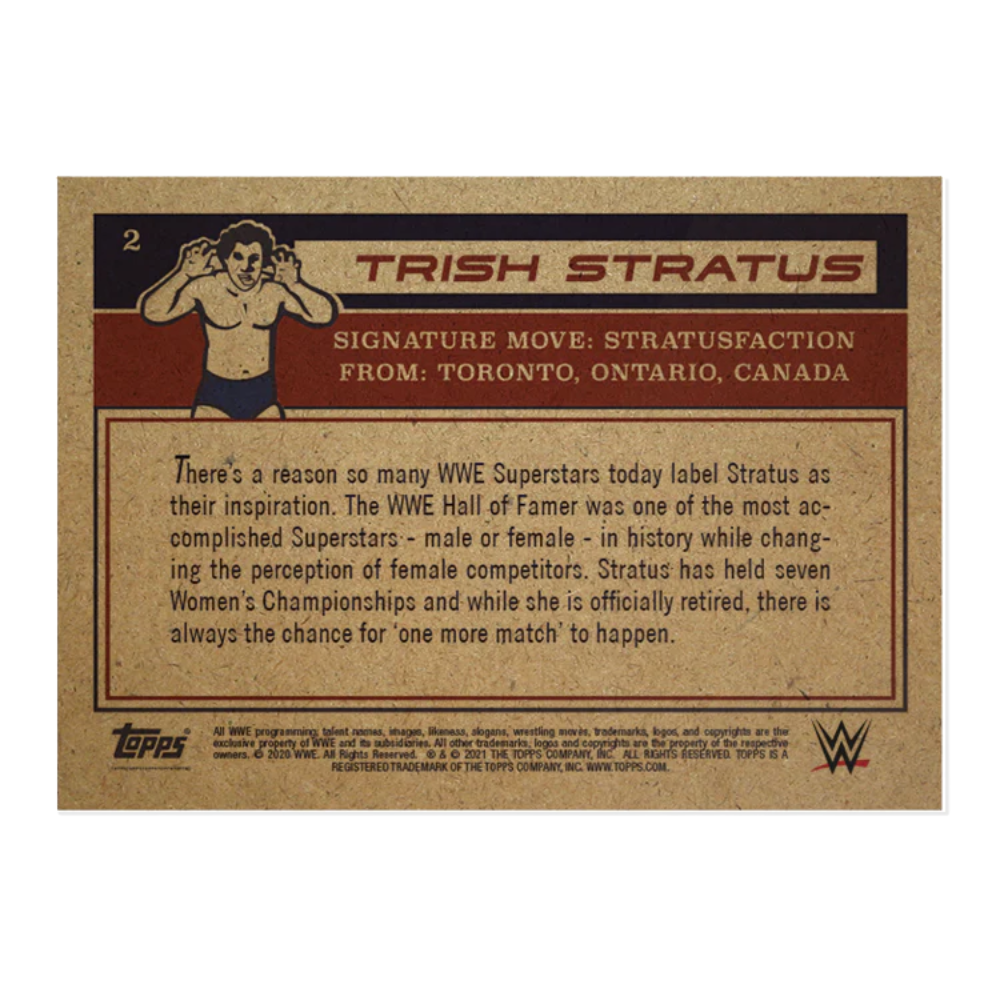 2021 Topps WWE Living Set - TRISH STRATUS #02