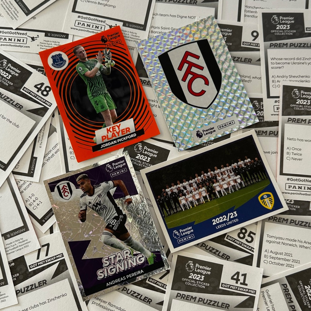 2023 Panini Premier League Sticker Collection - SINGLE STICKERS (#226 - #312)