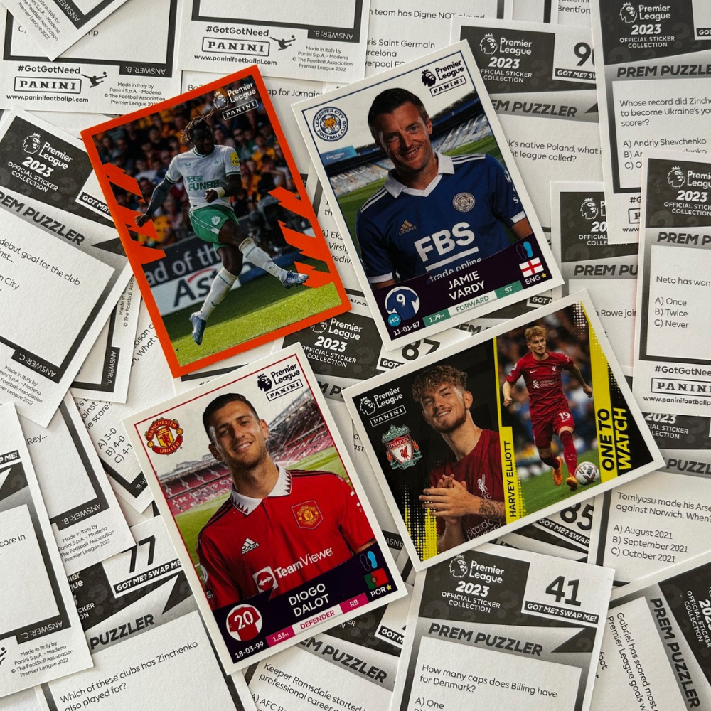 2023 Panini Premier League Sticker Collection - SINGLE STICKERS (#339 - #462)