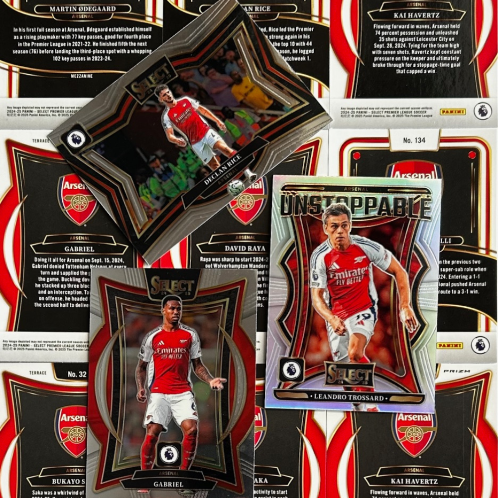 2024-25 Panini Select Premier League Soccer - Single ARSENAL Cards