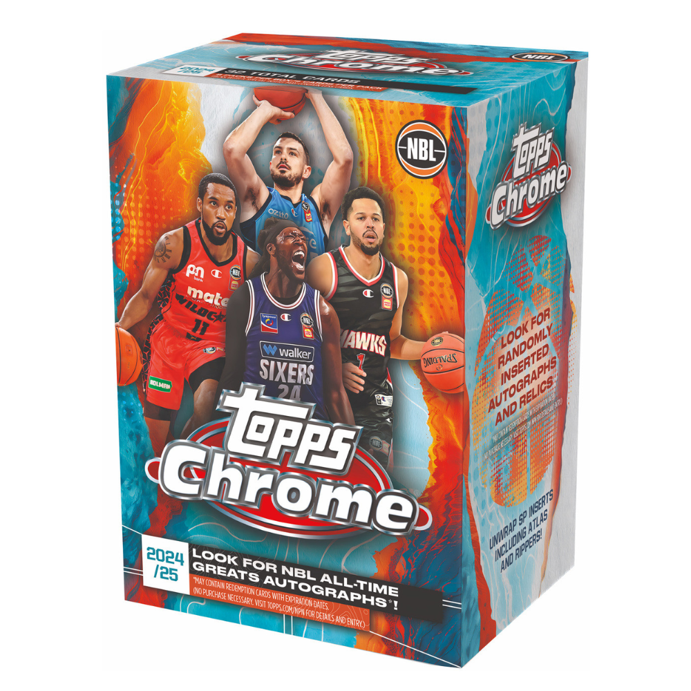 2024-25 Topps Chrome NBL Basketball - Blaster Box (8 packs)