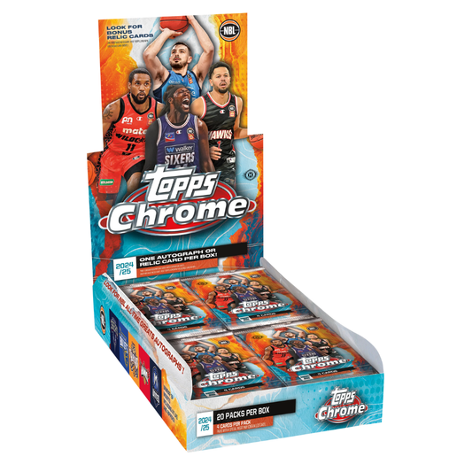 2024-25 Topps Chrome NBL Basketball - Hobby Box (20 packs)