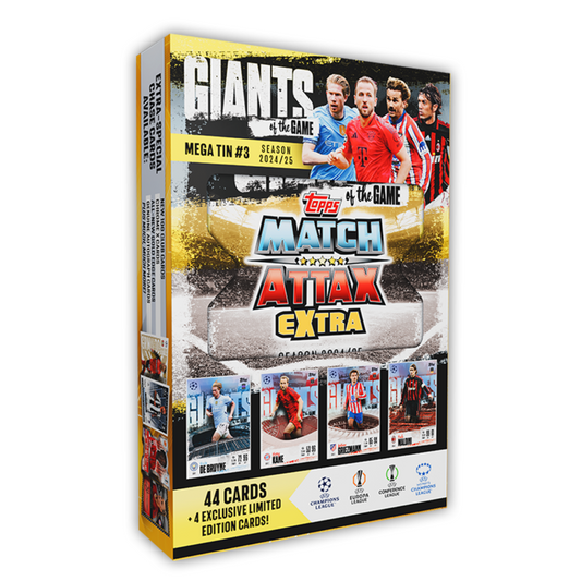 2024-25 Topps Match Attax Extra UEFA - GIANTS OF THE GAME MEGA TIN #3 (48 Cards)