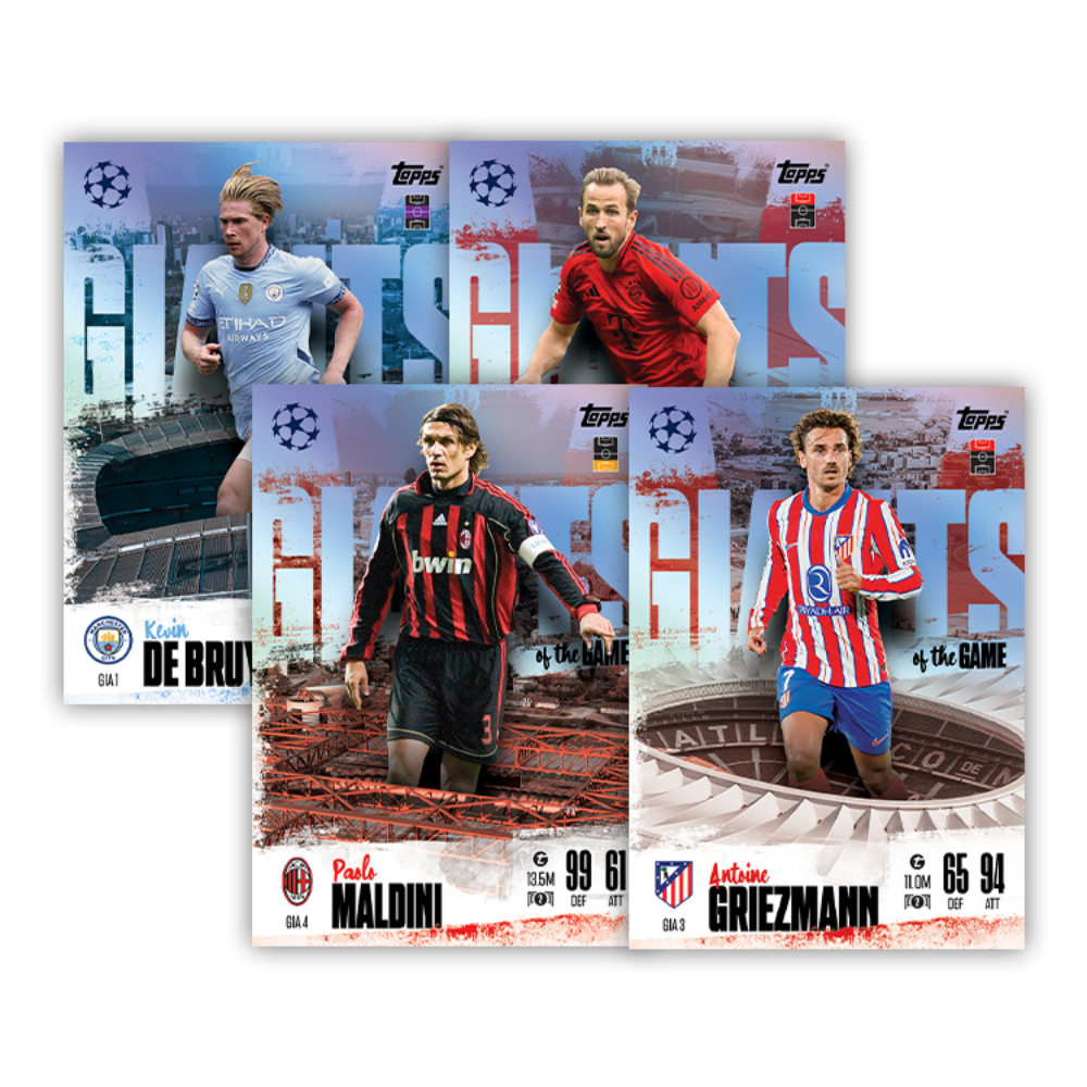 2024-25 Topps Match Attax Extra UEFA - GIANTS OF THE GAME MEGA TIN #3 (48 Cards)