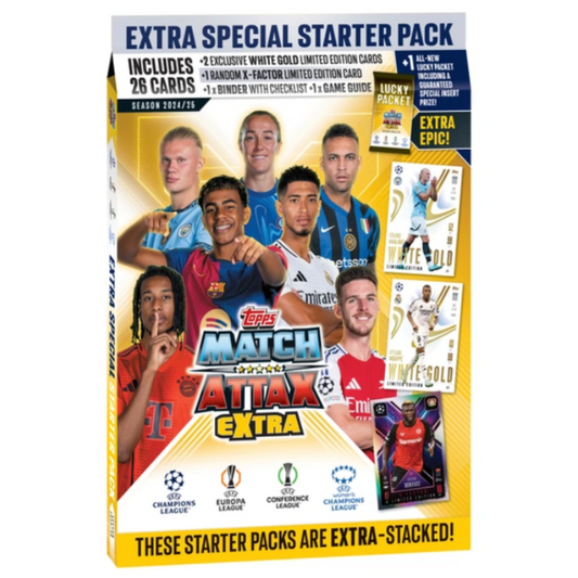 2024-25 Topps Match Attax Extra UEFA - STARTER PACK (UK IMPORT)
