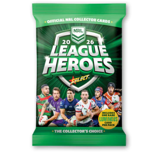 2026 Select NRL League Heroes - Trading Card Pack