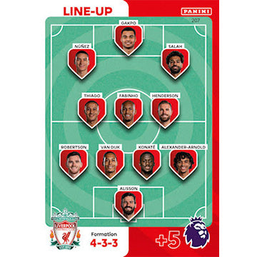 Panini Adrenalyn XL Premier League 2024 - Single LIVERPOOL Cards (#190 - #207)