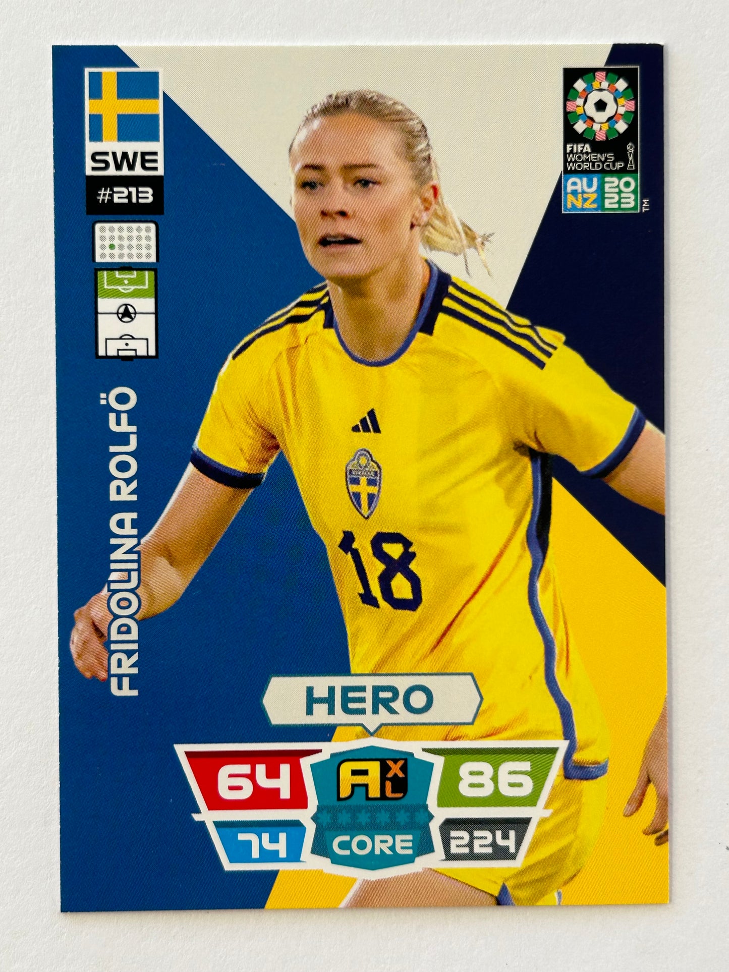 Panini Adrenalyn XL FIFA Women's World Cup 2023 - Single SWEDEN Cards (#205 - #213)