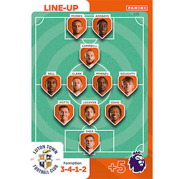 Panini Adrenalyn XL Premier League 2024 - Single LUTON TOWN Cards (#208 - #225)