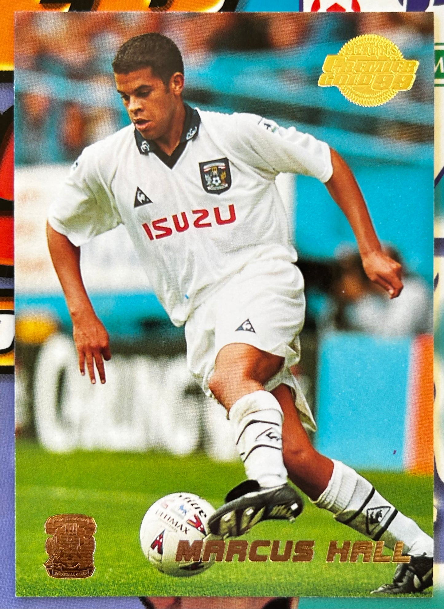Merlin's Premier Gold 99 Trading Cards - MARCUS HALL (COVENTRY CITY) #41