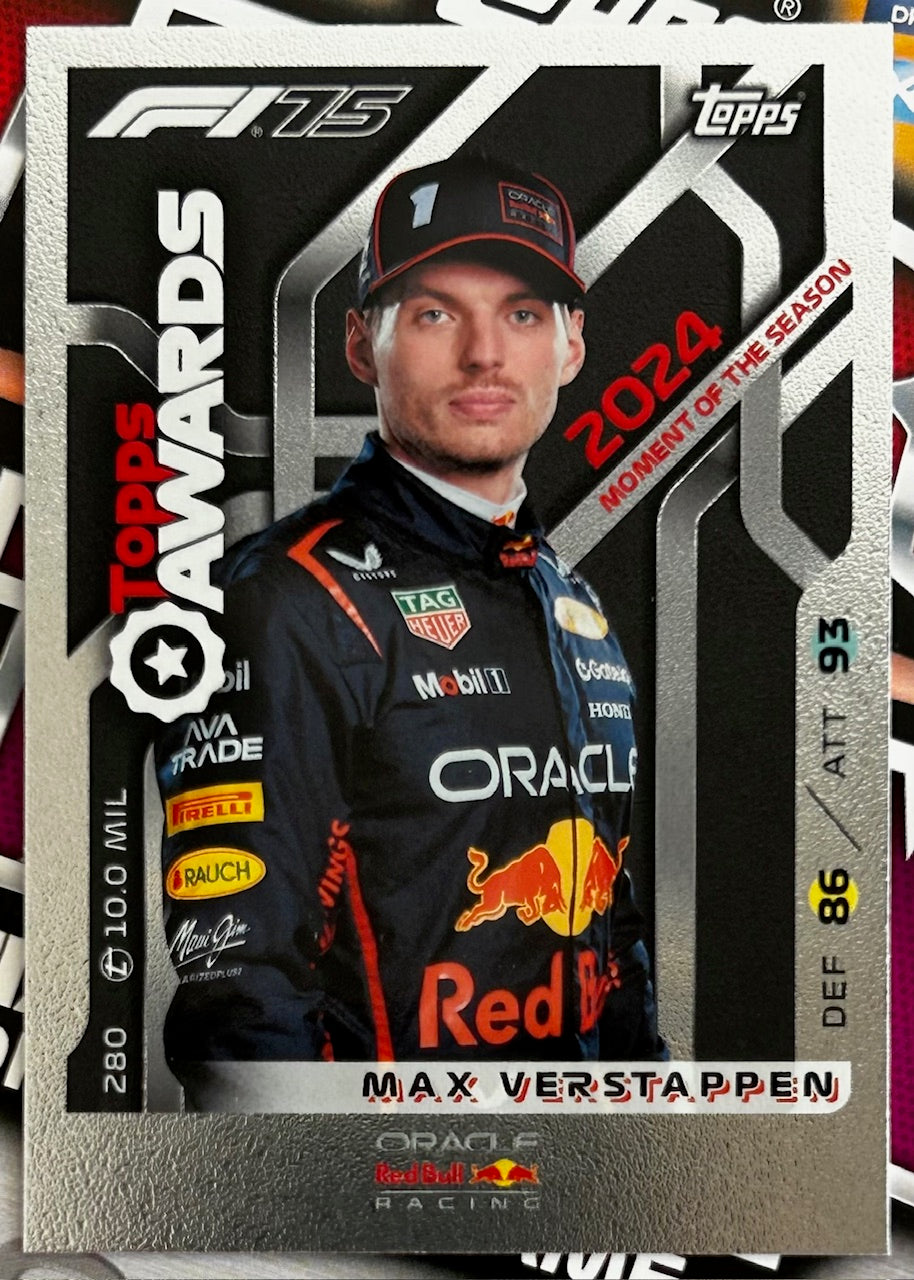 Topps F1 Turbo Attax 2025 - Single CHAMPIONS, TOPPS AWARDS & CONSTRUCTOR KINGS Cards (#277 - #293)