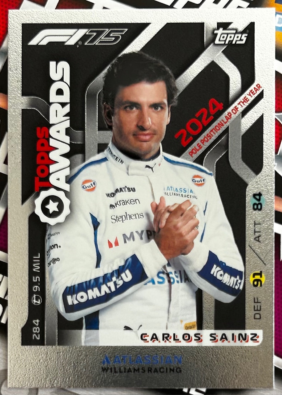 Topps F1 Turbo Attax 2025 - Single CHAMPIONS, TOPPS AWARDS & CONSTRUCTOR KINGS Cards (#277 - #293)