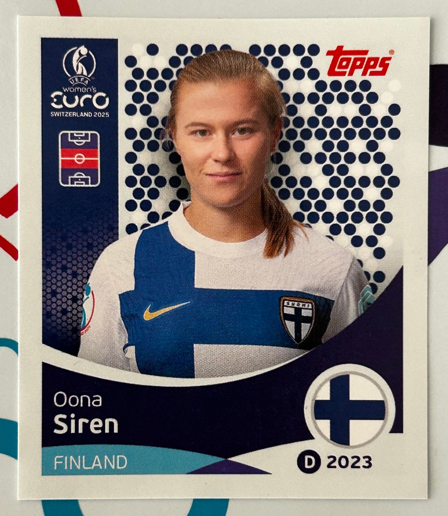 Topps UEFA Women's EURO 2025 Sticker Collection - Single $1.00 Stickers