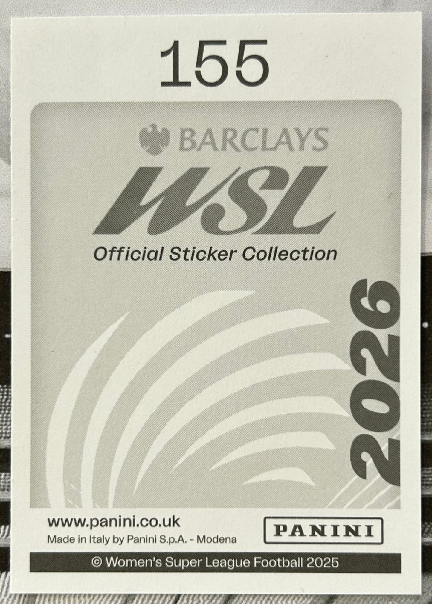 Panini Barclays Women's Super League 2026 Sticker Collection - SAM KERR (CHELSEA) #155