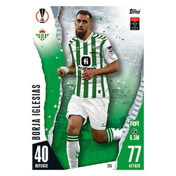 Topps 2023-24 Match Attax UEFA Single REAL BETIS Cards (#307 - #315)