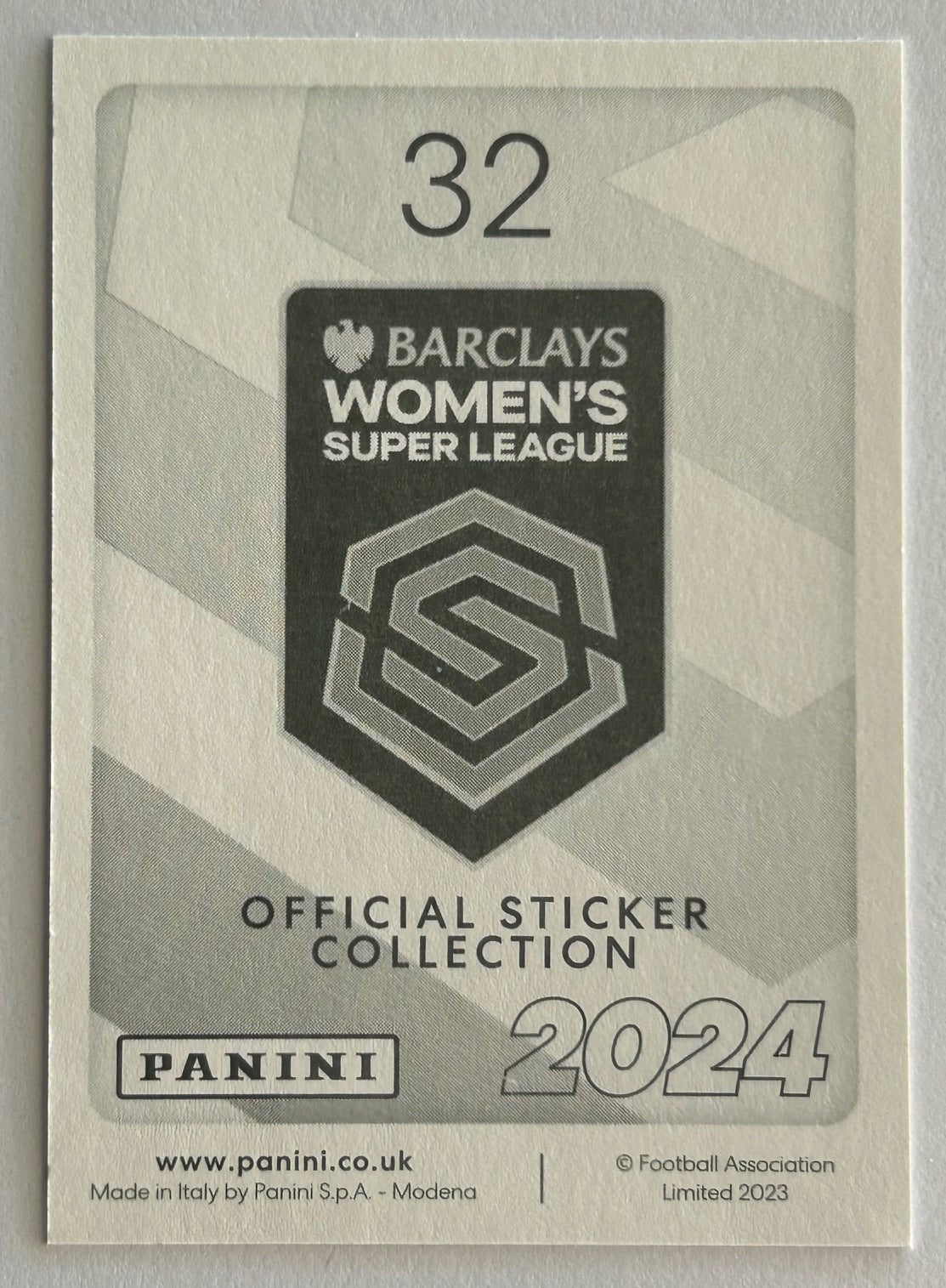 Panini Barclays Women's Super League 2024 - Single SQUAD SNAPSHOT (CHELSEA & EVERTON) Stickers (#26 - #31)