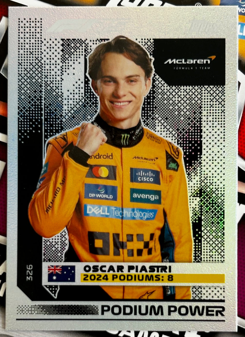 Topps F1 Turbo Attax 2025 - Single PODIUM POWER Cards (#325 - #333)