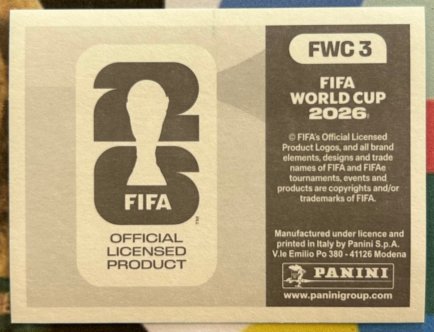 Panini FIFA World Cup 2026 Official Sticker Collection - OFFICIAL MASCOTS Foil Sticker FWC3