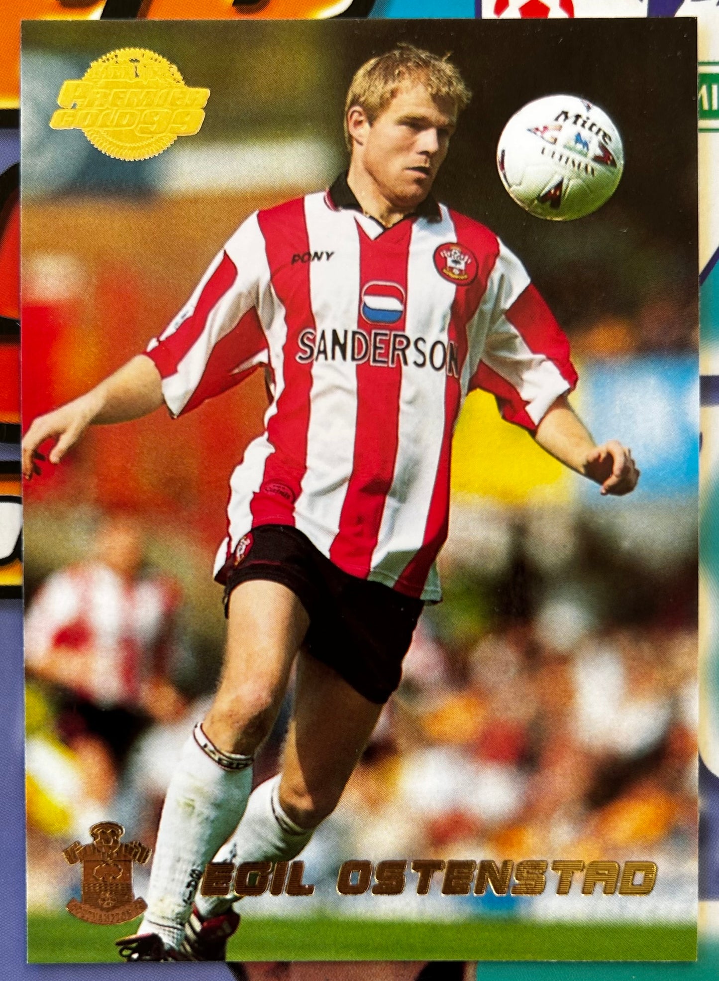 Merlin's Premier Gold 99 Trading Cards - EGIL OSTENSTAD (SOUTHAMPTON) #128